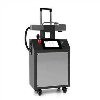 เครื่องทำความสะอาดไฟเบอร์เลเซอร์ชนิดกระเป๋าเดินทาง 100W สำหรับการกำจัดการเคลือบสังกะสี